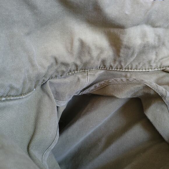 Madewell Outbound Utility Jacket Army Green Button Front Women XS - Picture 13 of 14